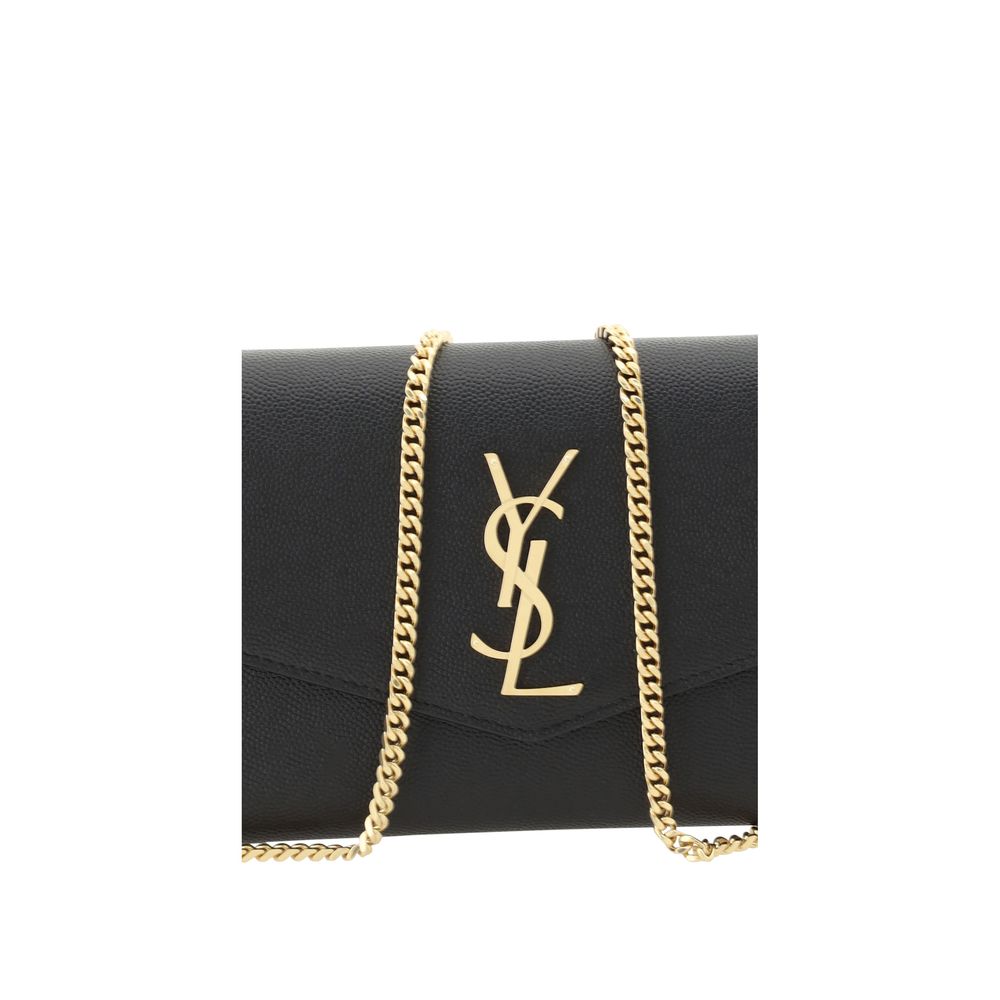 Black Calf Leather Bos Taurus Clutch Bag